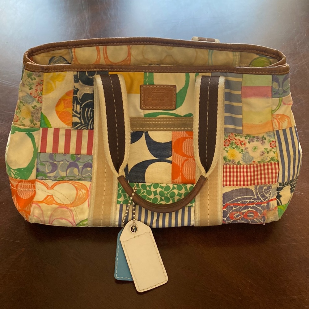 Coach patchwork bag